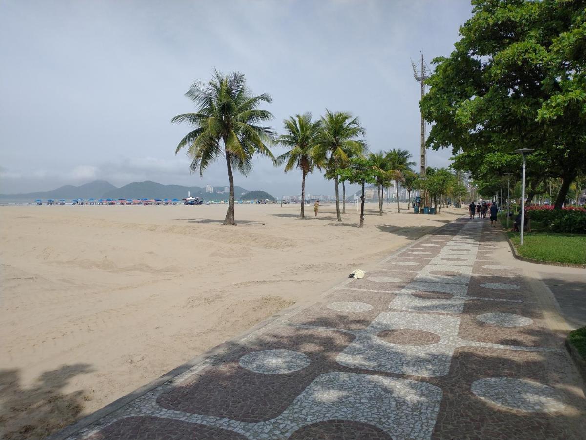 Apto Em Santos, Condominio Frente Ao Mar, Garagem, Internet 250Mb, Wifi E Netflix Gratis, Smart Tv, 1 Dorm Santos  Eksteriør billede