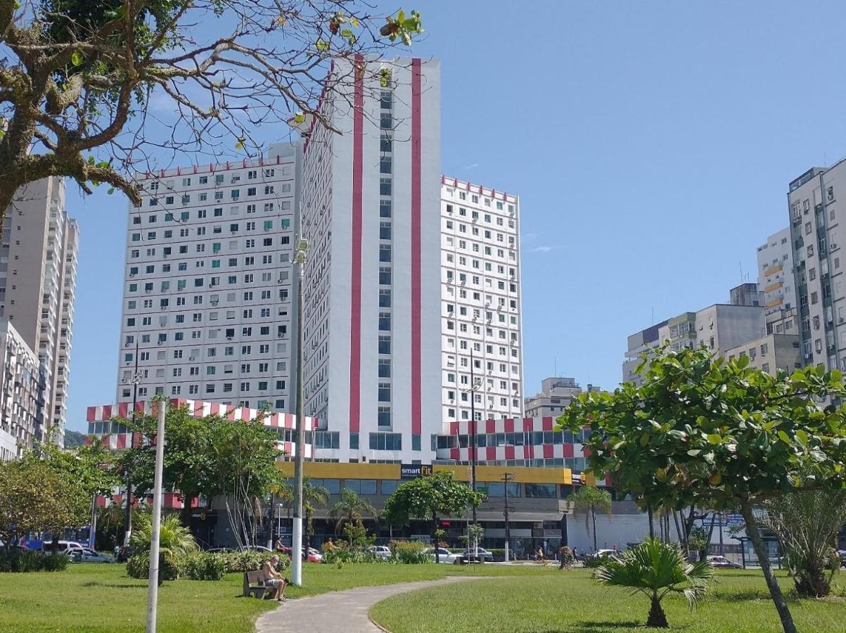 Apto Em Santos, Condominio Frente Ao Mar, Garagem, Internet 250Mb, Wifi E Netflix Gratis, Smart Tv, 1 Dorm Santos  Eksteriør billede